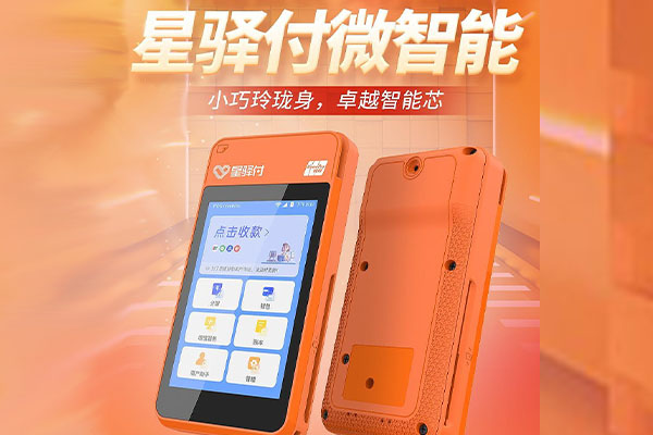 定城镇国通微电签POS机